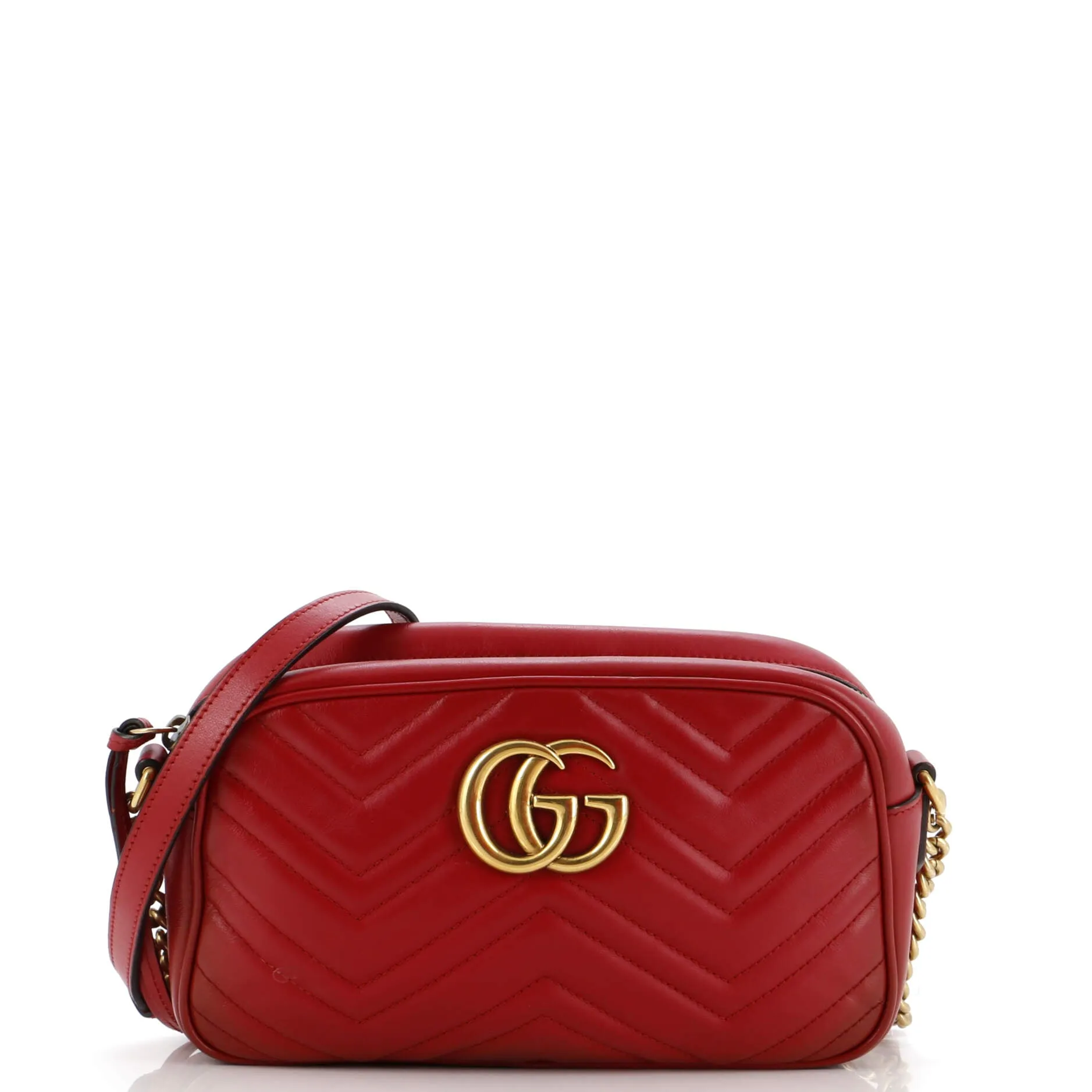 GG Marmont Shoulder Bag Matelasse Leather Small