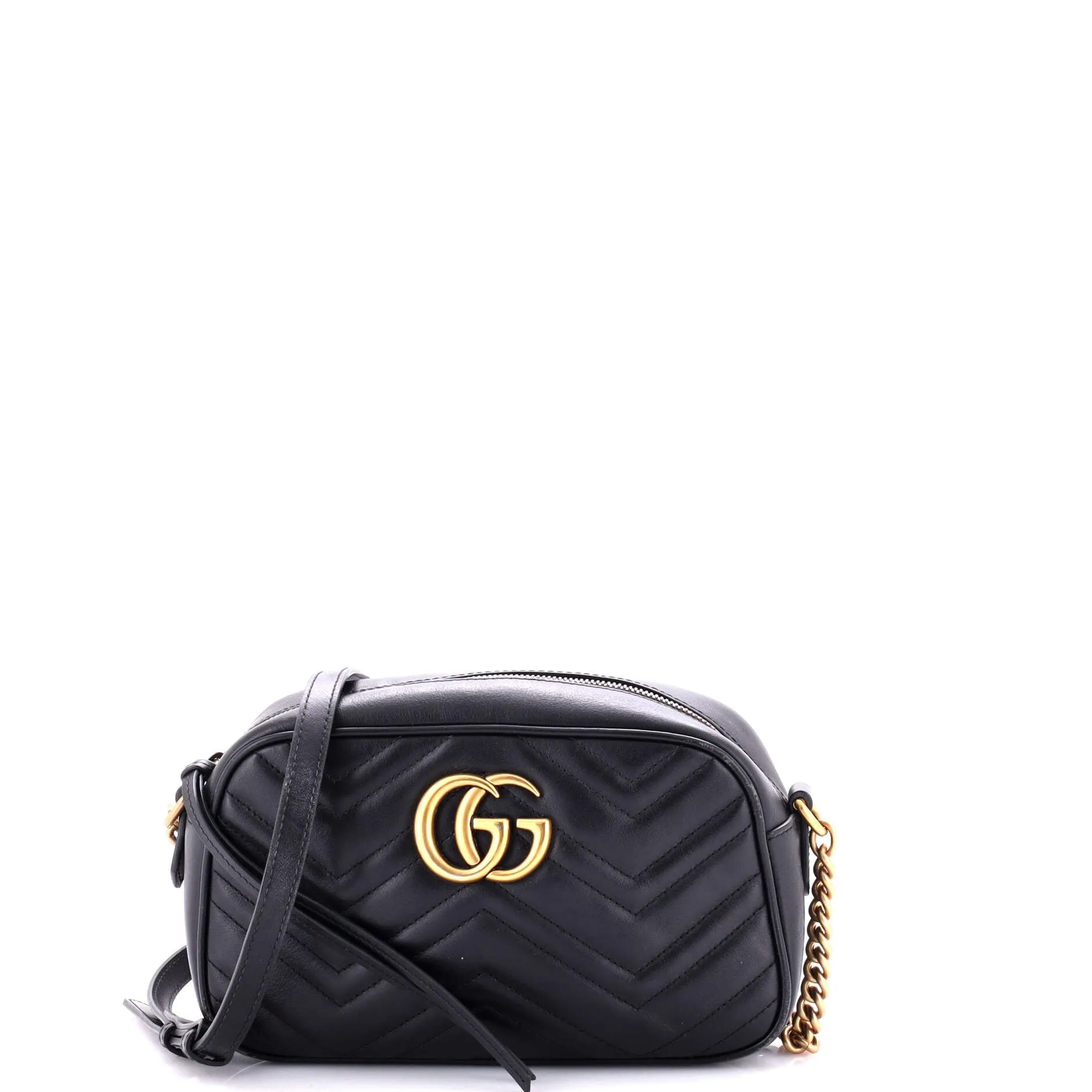 GG Marmont Shoulder Bag Matelasse Leather Small