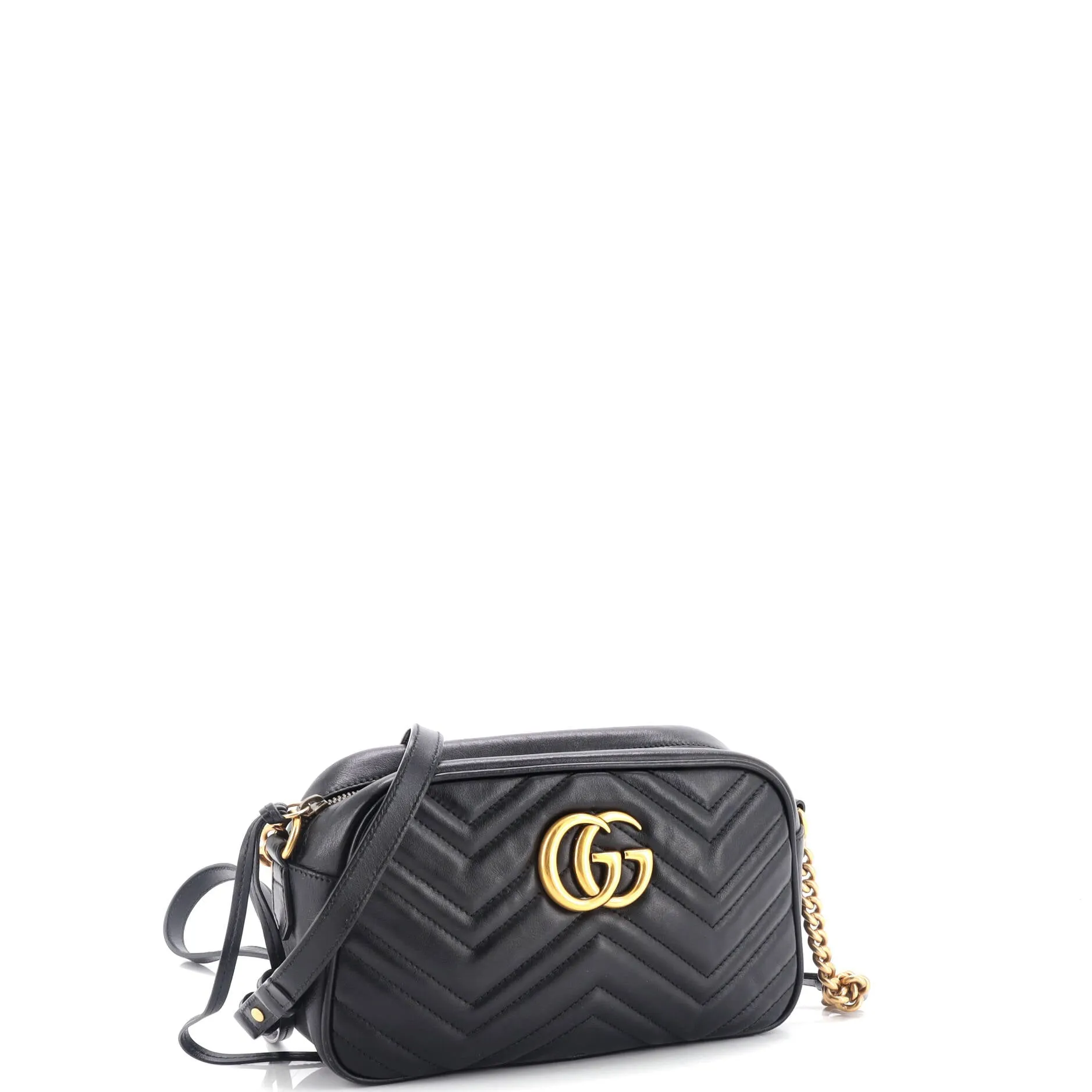 GG Marmont Shoulder Bag Matelasse Leather Small
