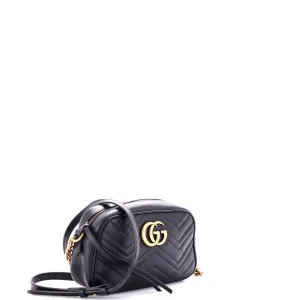 GG Marmont Shoulder Bag Matelasse Leather Small
