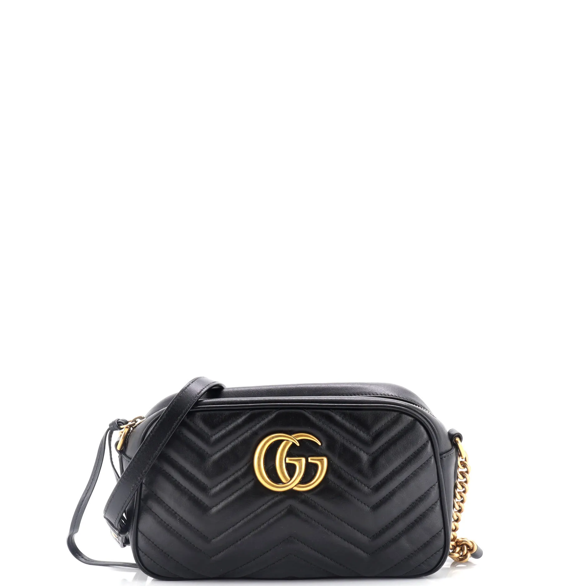 GG Marmont Shoulder Bag Matelasse Leather Small
