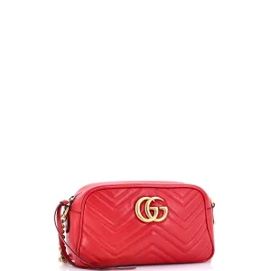 GG Marmont Shoulder Bag Matelasse Leather Small