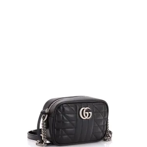 GG Marmont Shoulder Bag Mixed Matelasse Leather Mini