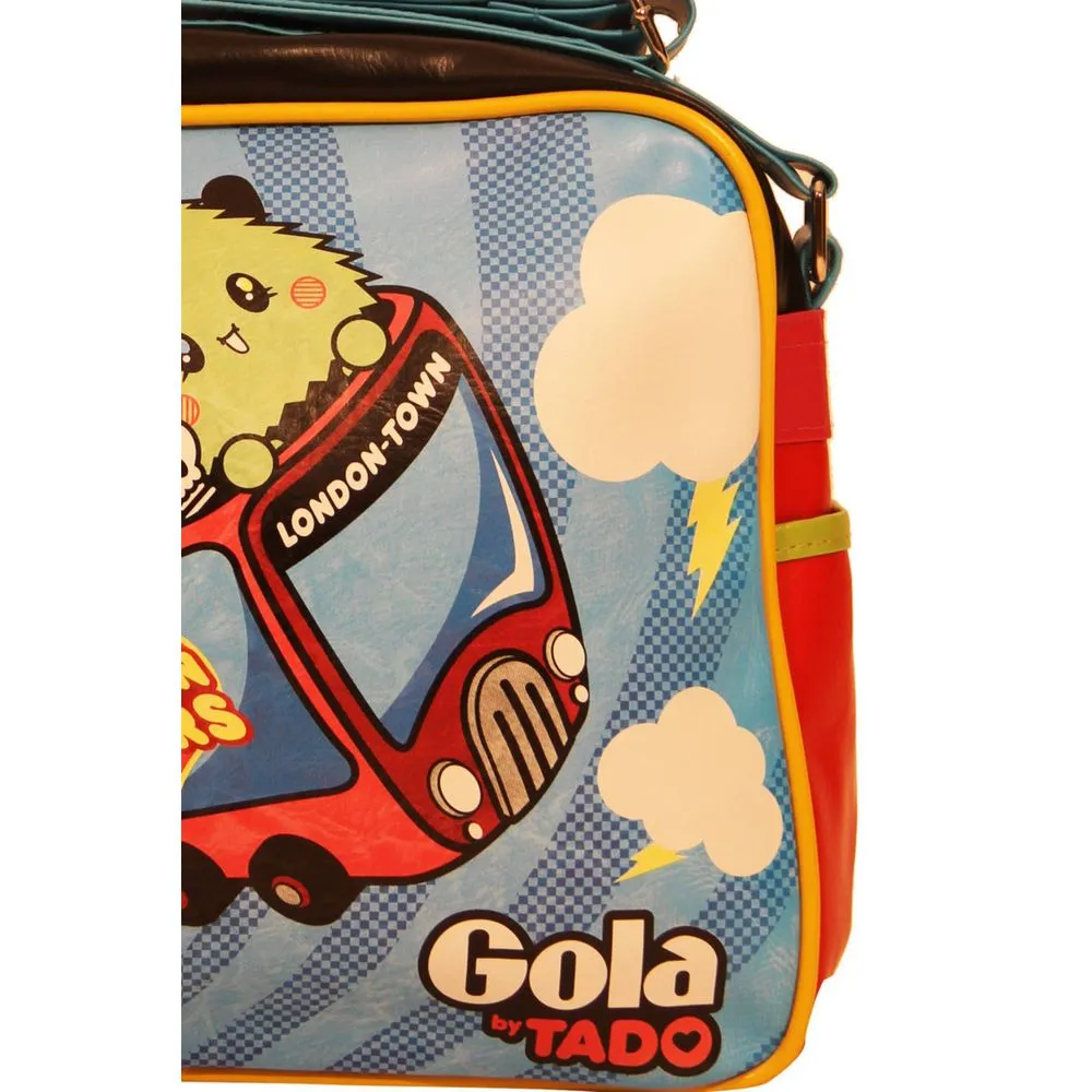 Gola Light Blue Polyester Women Handbag