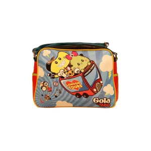 Gola Light Blue Polyester Women Handbag