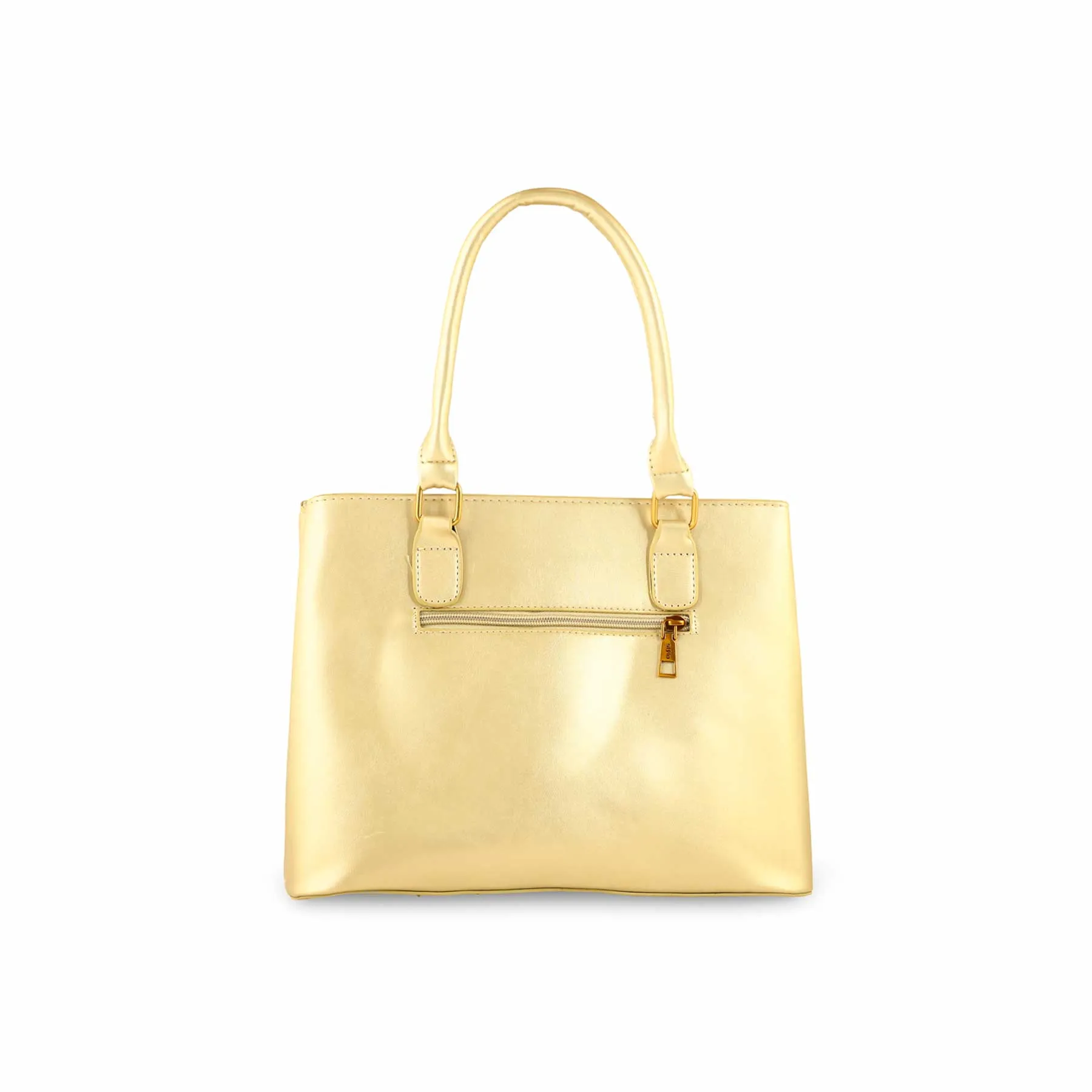 Golden Formal Hand Bag For Ladies P36152