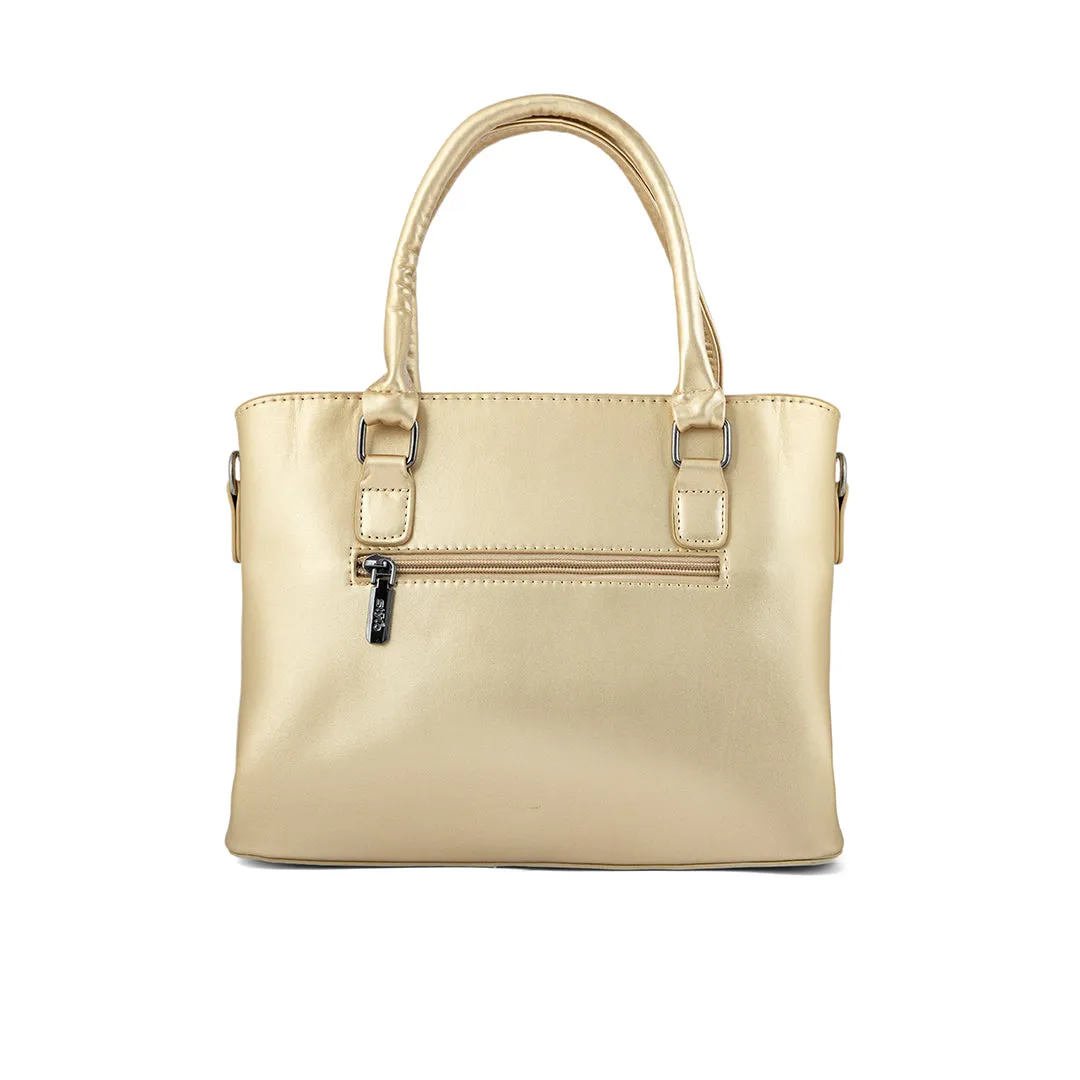 Golden Formal Hand Bag P36245