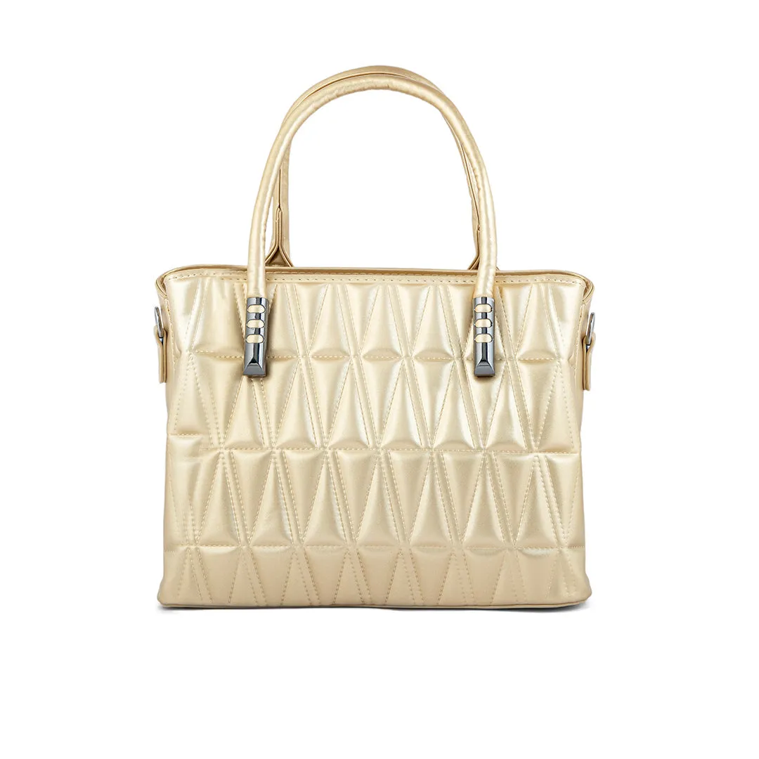 Golden Formal Hand Bag P36245