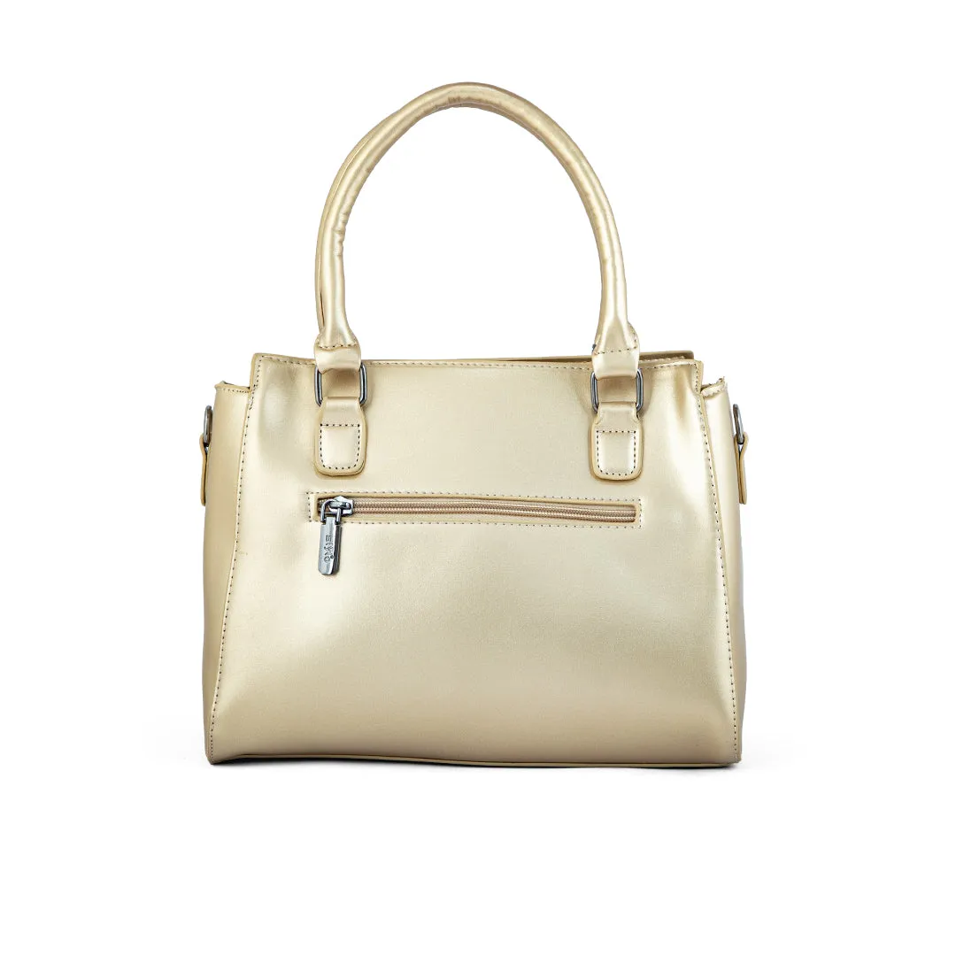 Golden Formal Hand Bag P36248