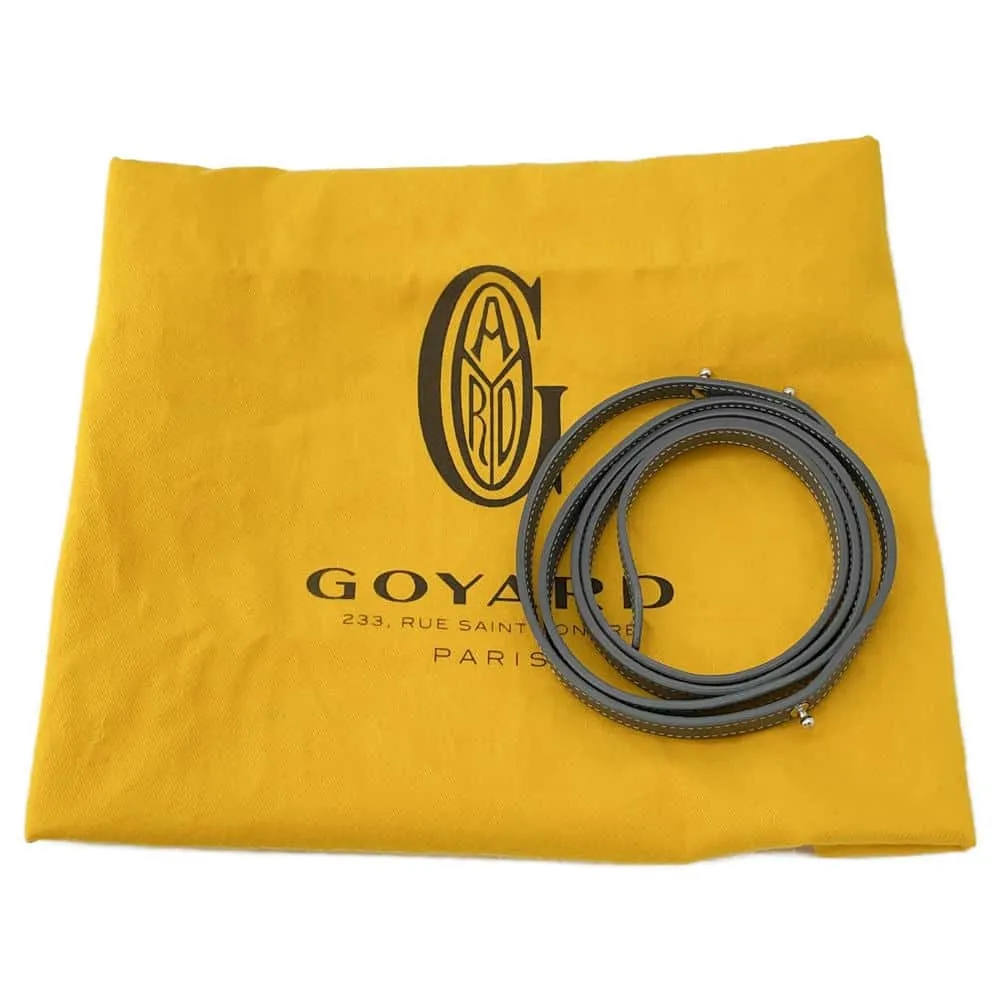 GOYARD Saigon 2way Shoulder Bag GraySAIGONMINTY51CL51P PVC Coated Canvas Leather Size Mini