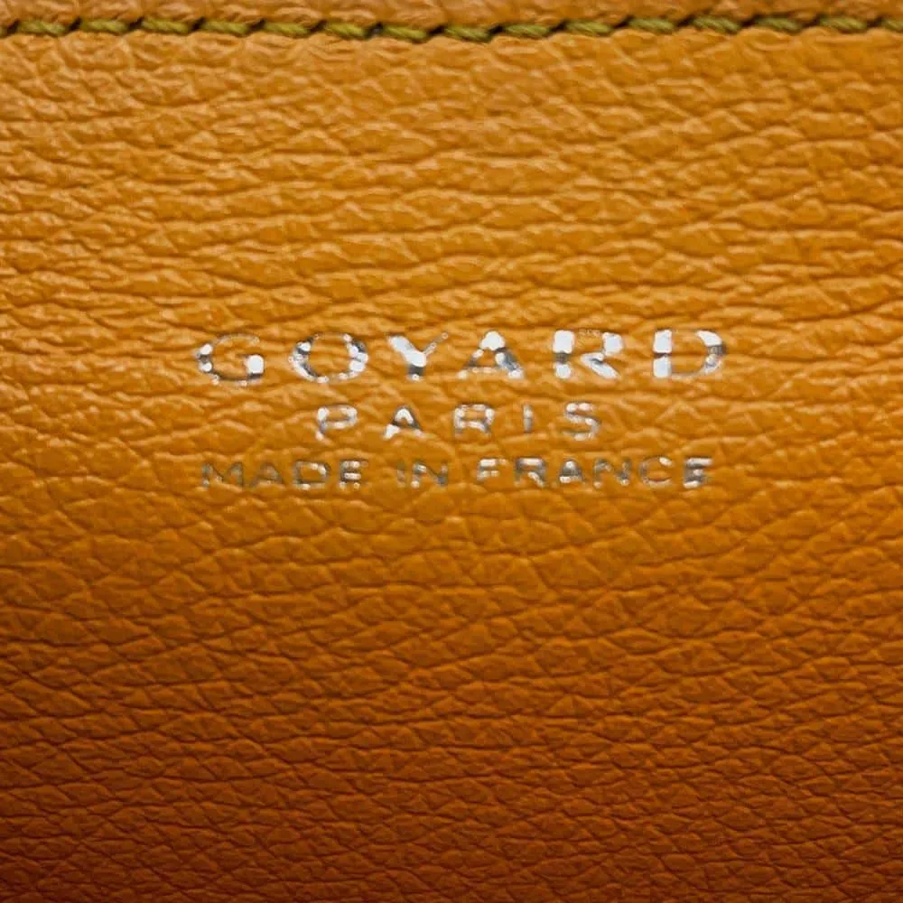 GOYARD Saigon 2way Shoulder Bag GraySAIGONMINTY51CL51P PVC Coated Canvas Leather Size Mini