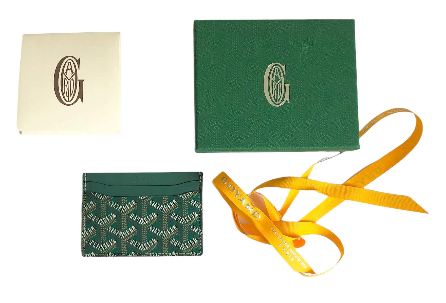Goyard Saint Sulpice Card Holder - Green (NWT)