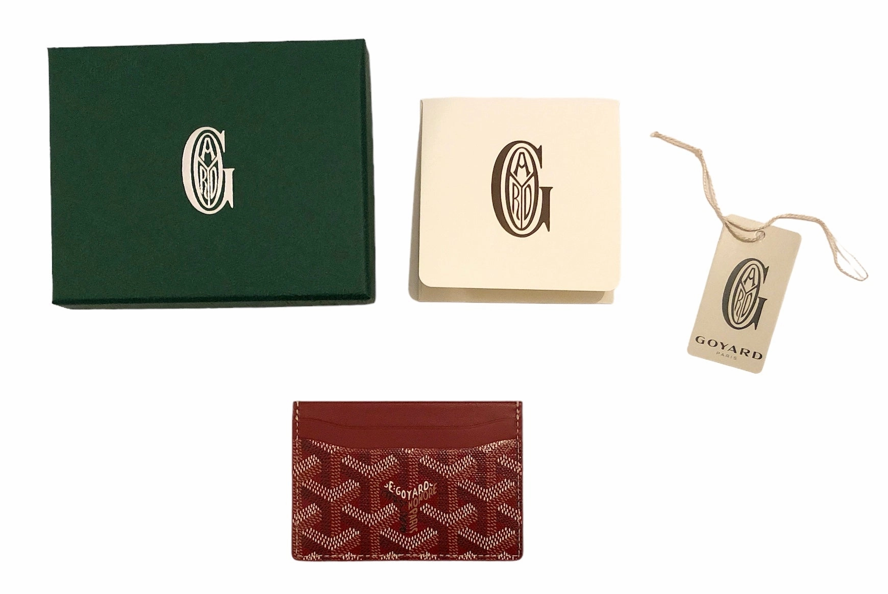 Goyard Saint Sulpice Card Holder - Red (NWT)