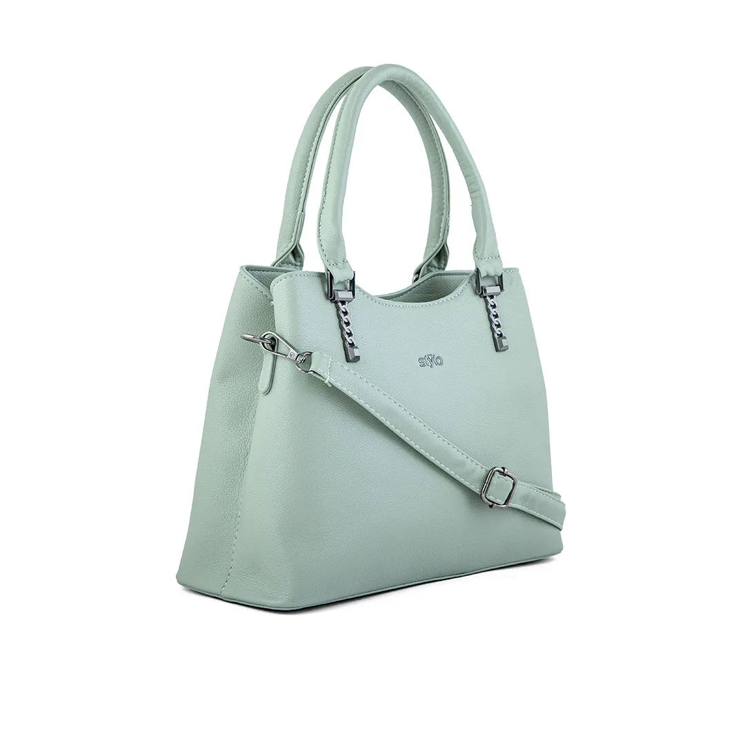 Green Formal Hand Bag P36239