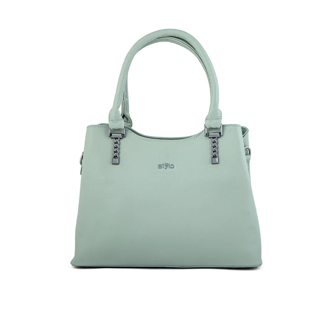 Green Formal Hand Bag P36239