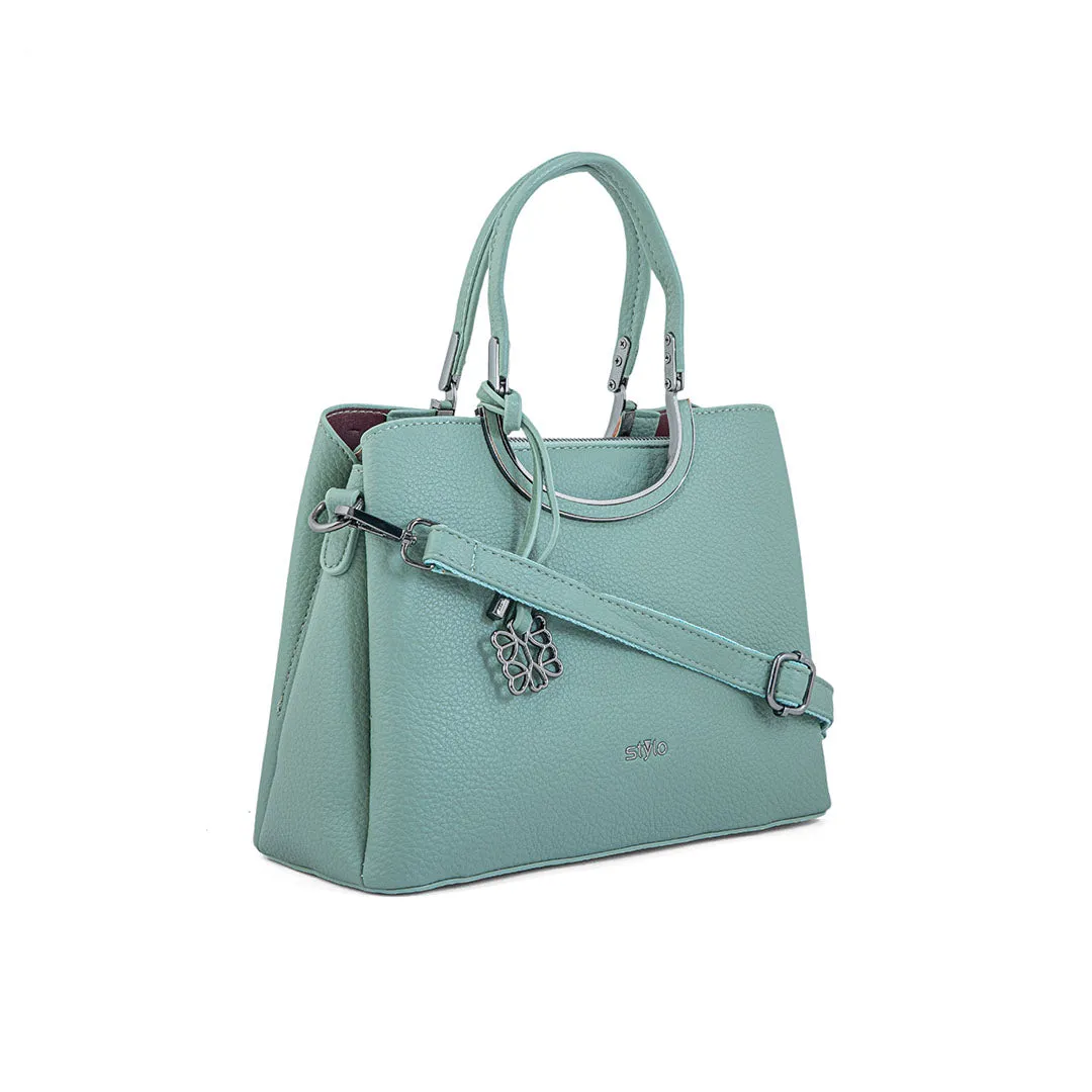 Green Formal Hand Bag P36292