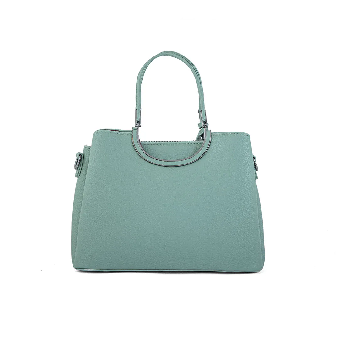Green Formal Hand Bag P36292