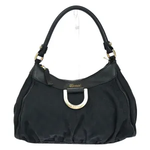 Gucci Abbey  Canvas Shoulder Bag ()