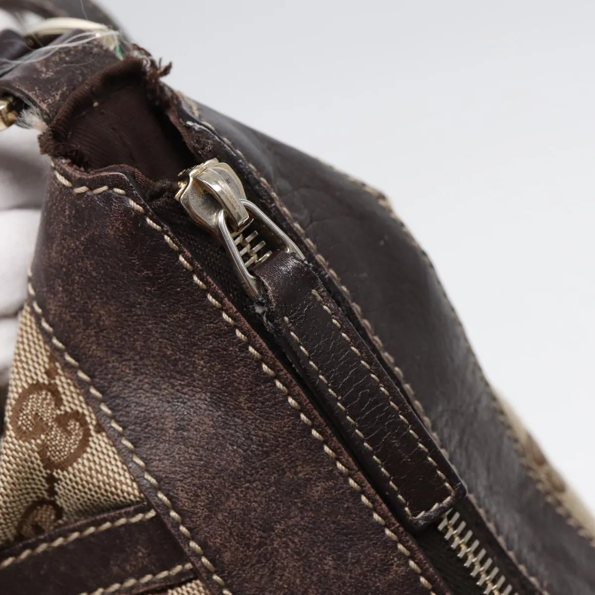 Gucci Abbey  Canvas Shoulder Bag