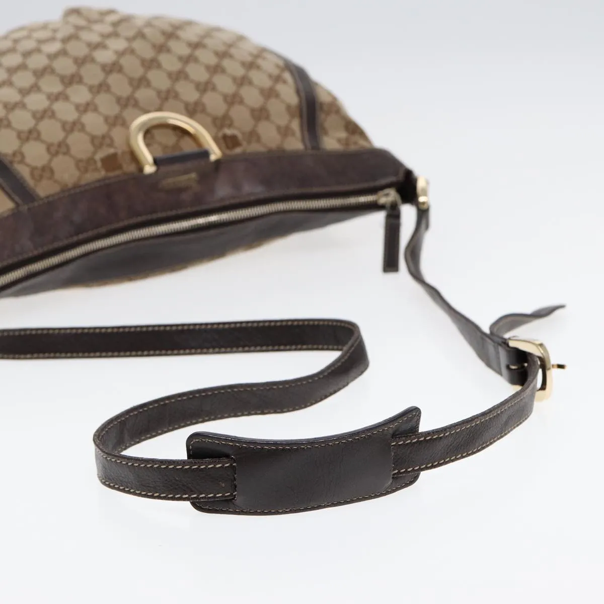 Gucci Abbey  Canvas Shoulder Bag