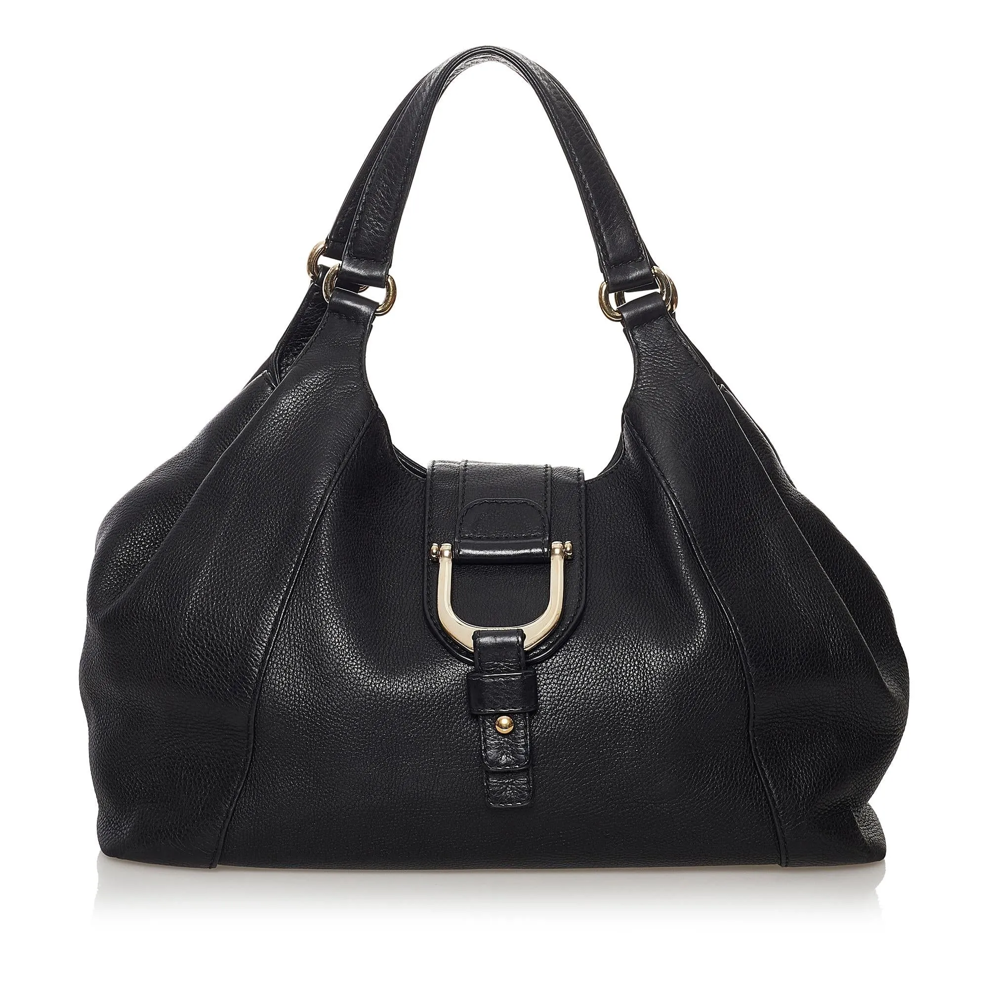 Gucci Abbey D-Ring Leather Shoulder Bag (SHG-32725)