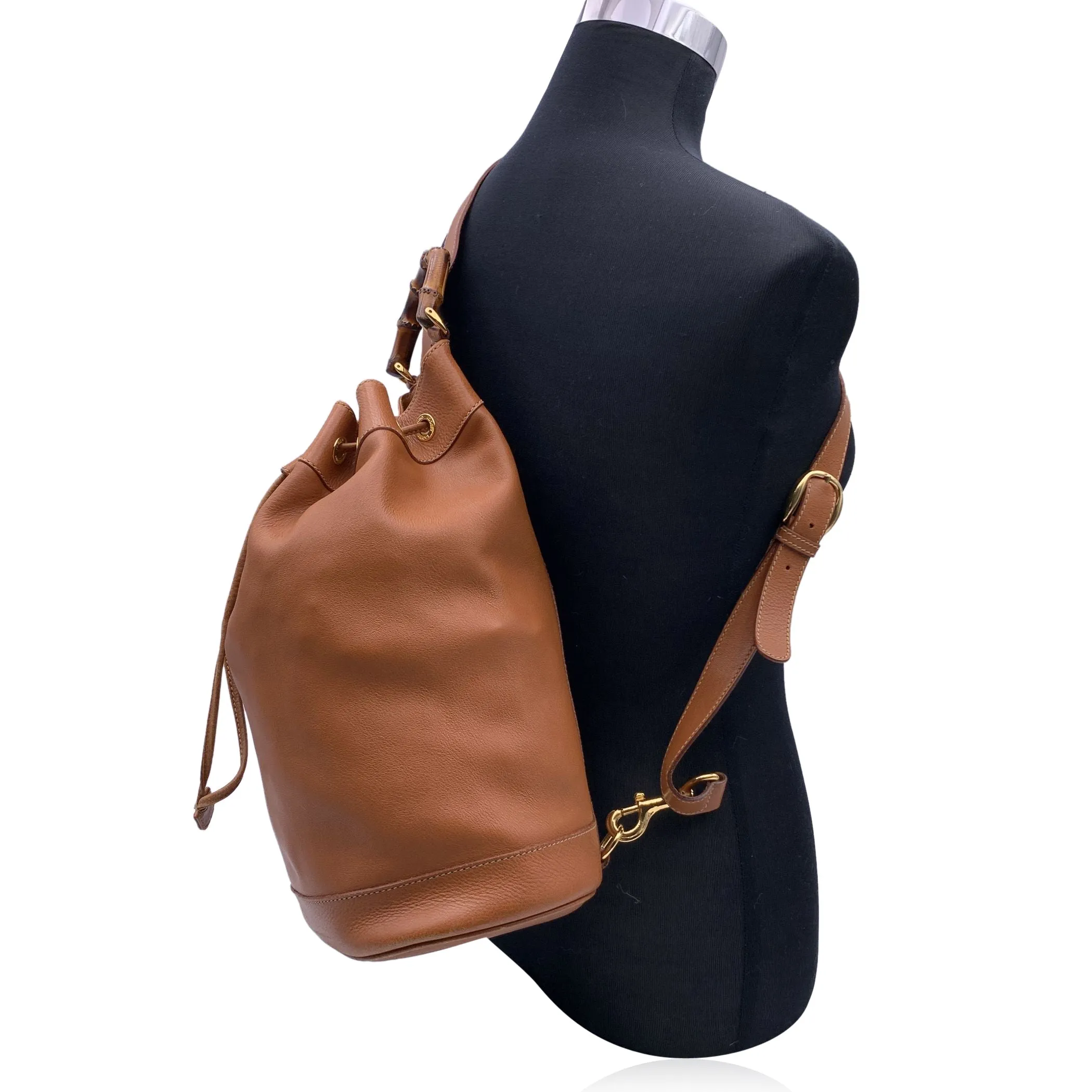 Gucci Backpack Vintage Bamboo