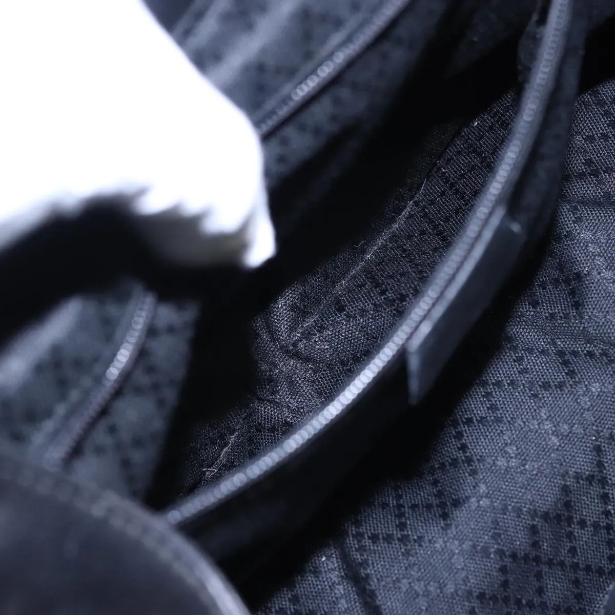 GUCCI Bamboo Backpack Leather Black 003 2058 0016  76392
