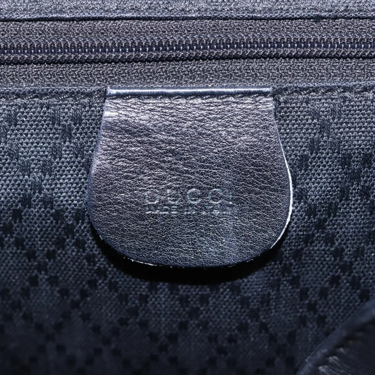 GUCCI Bamboo Backpack Leather Black 003 2058 0016  76392