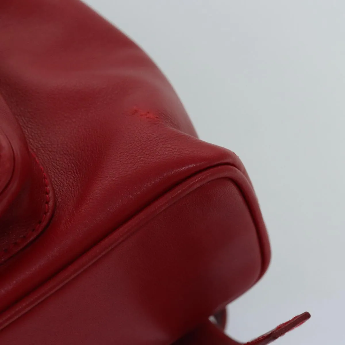 GUCCI Bamboo Backpack Leather Red 003 2852 0030 0  mr165