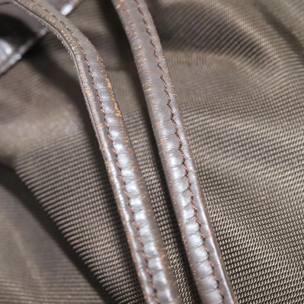 GUCCI Bamboo Backpack Nylon Brown  ar12220