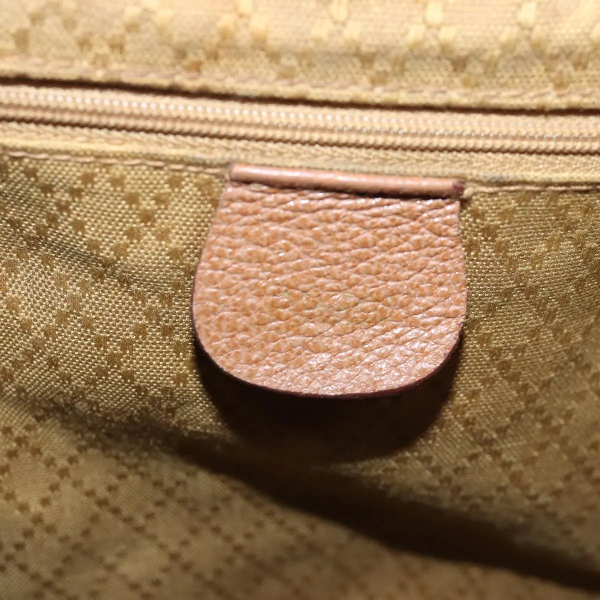 GUCCI Bamboo Backpack Suede Beige 003 2058 0016  75961