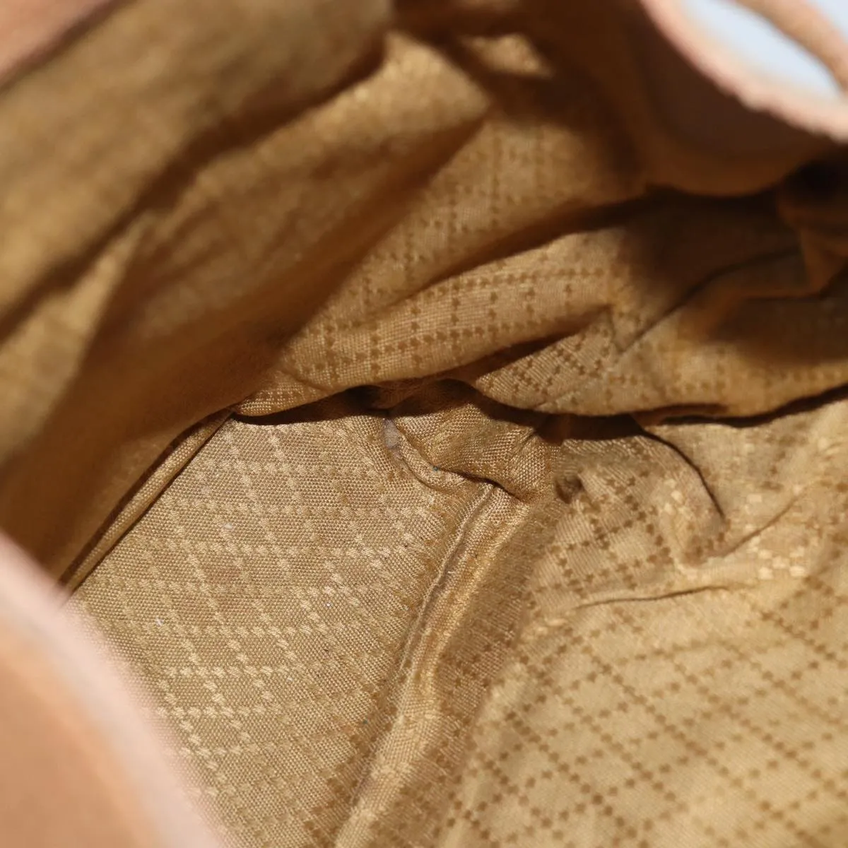GUCCI Bamboo Backpack Suede Beige 003 2058 0016  75961