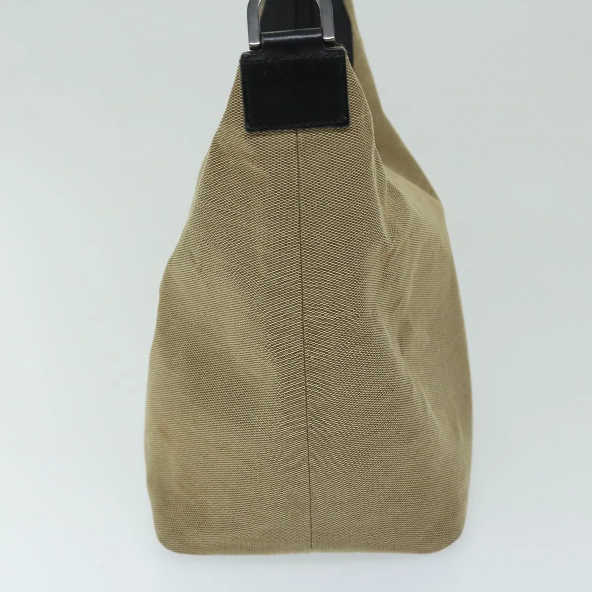 Gucci Bamboo  Canvas Shoulder Bag ()