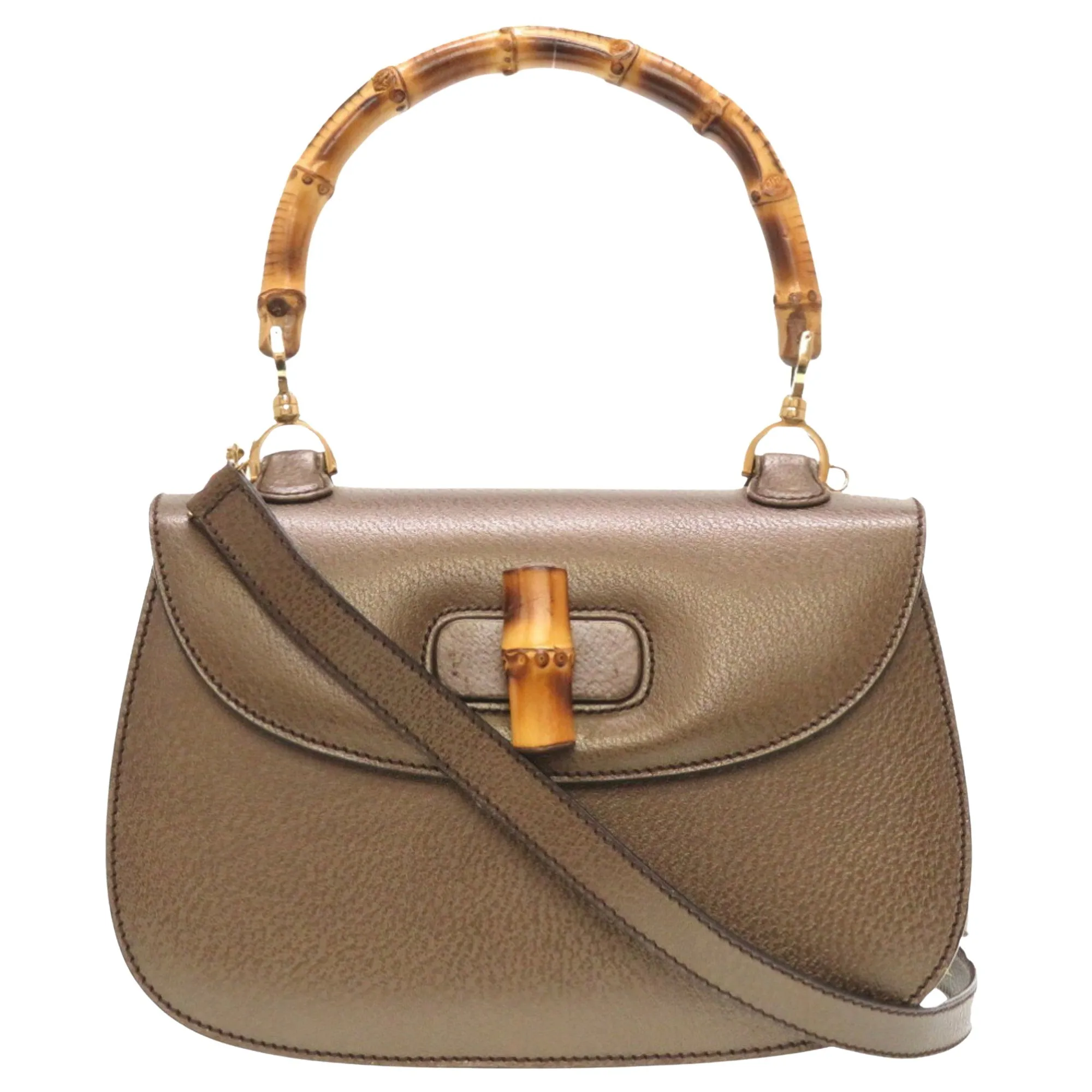Gucci Bamboo Handle Shoulder Bag