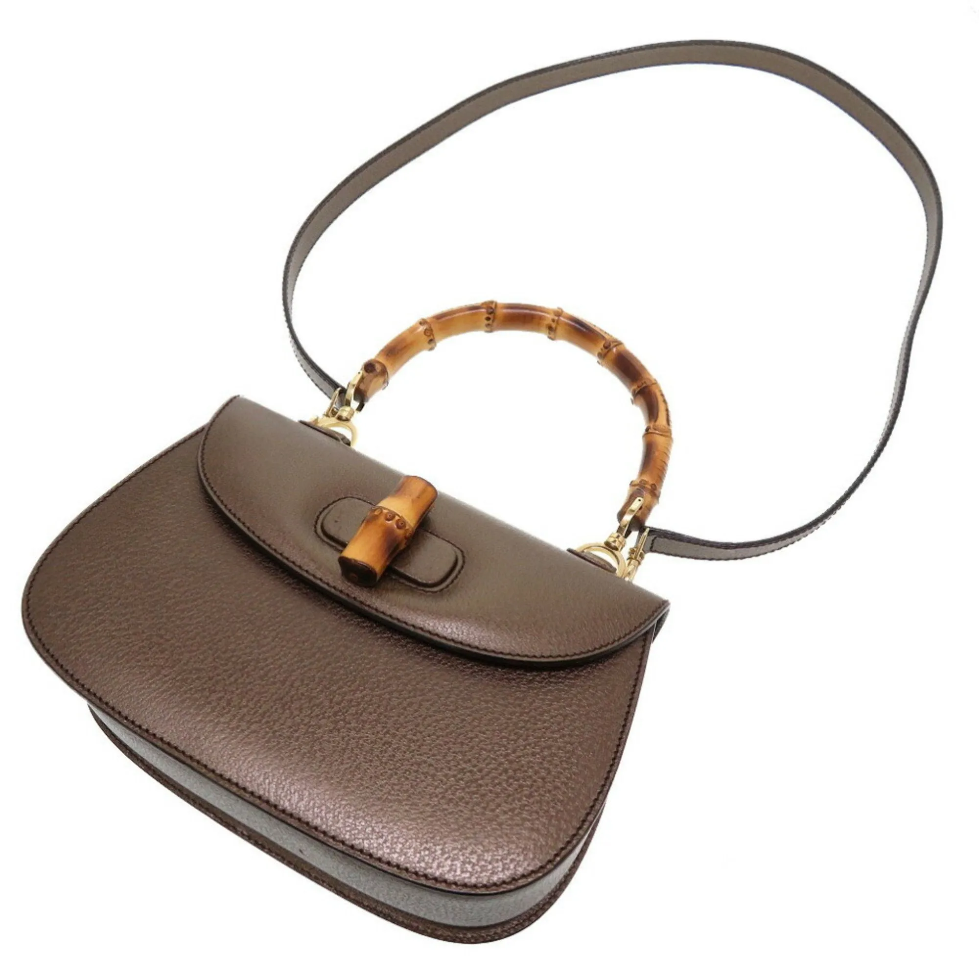 Gucci Bamboo Handle Shoulder Bag