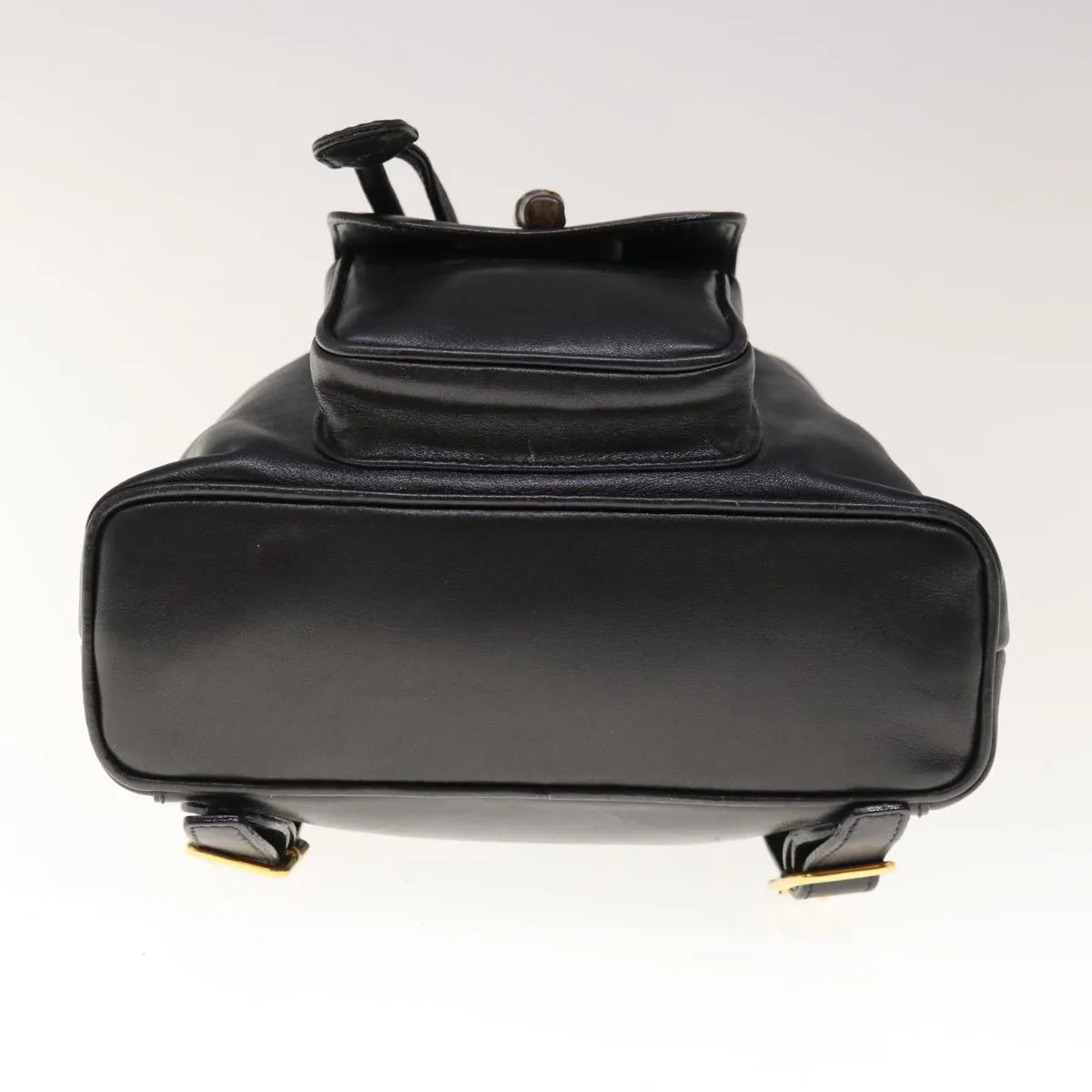 Gucci Bamboo  Leather Backpack Bag ()
