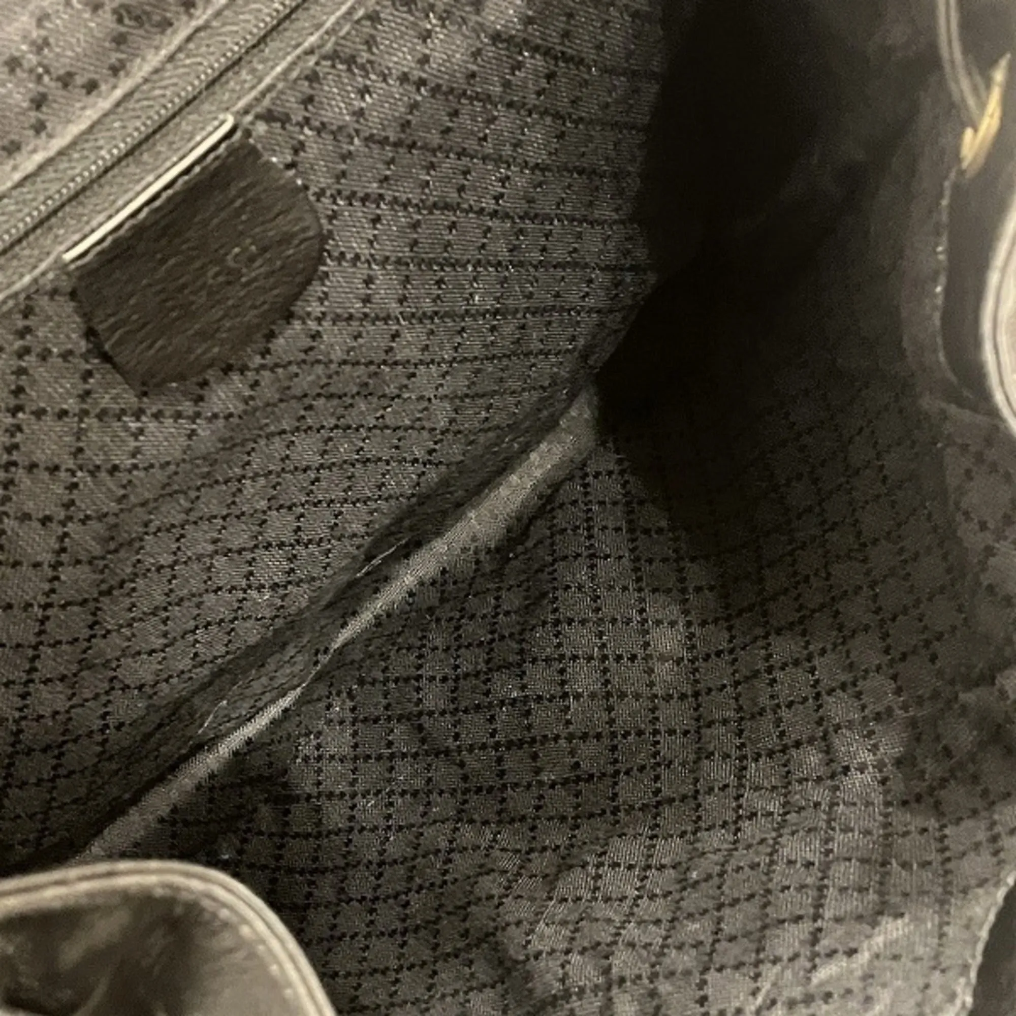 Gucci  Bamboo Leather Backpack (Pre-Owned)