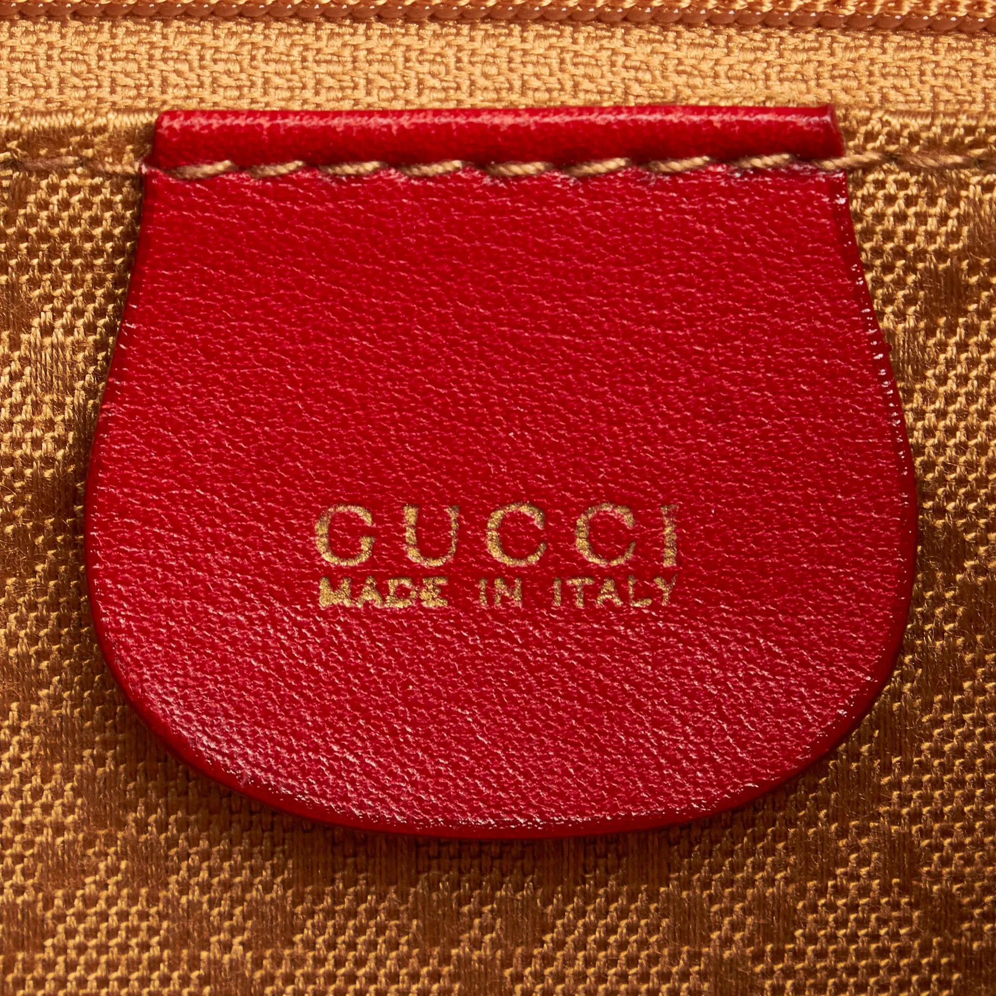 Gucci Bamboo Leather Drawstring Backpack (SHG-32864)