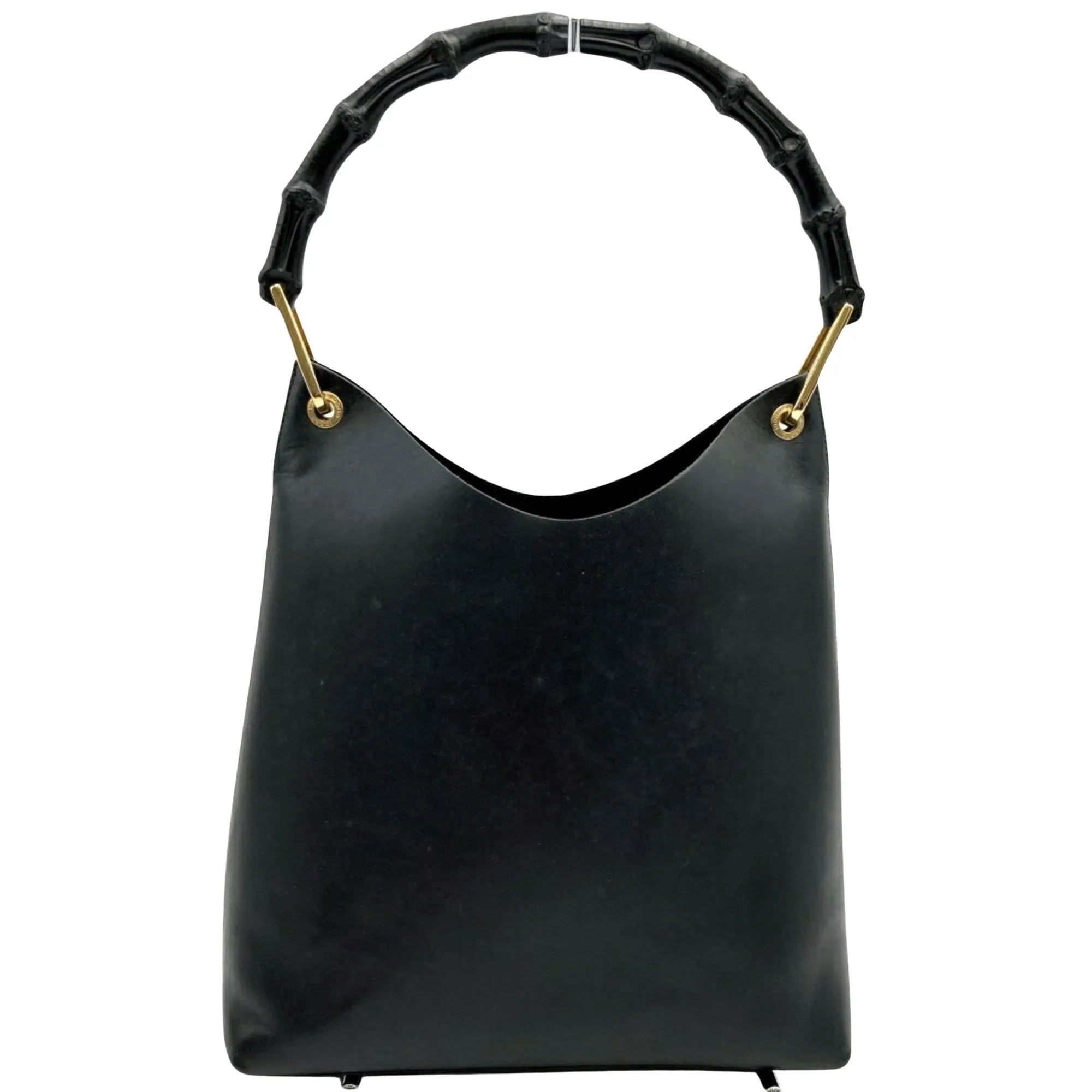 Gucci Bamboo  Leather Shoulder Bag ()