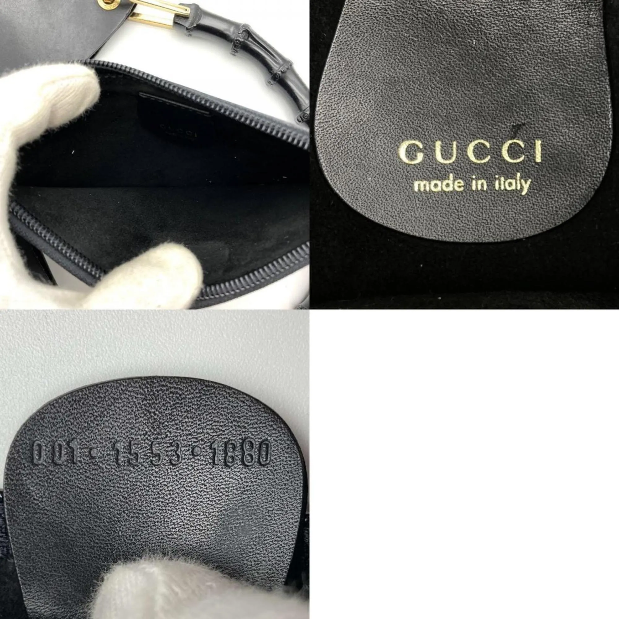 Gucci Bamboo  Leather Shoulder Bag ()