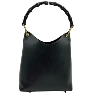 Gucci Bamboo  Leather Shoulder Bag ()
