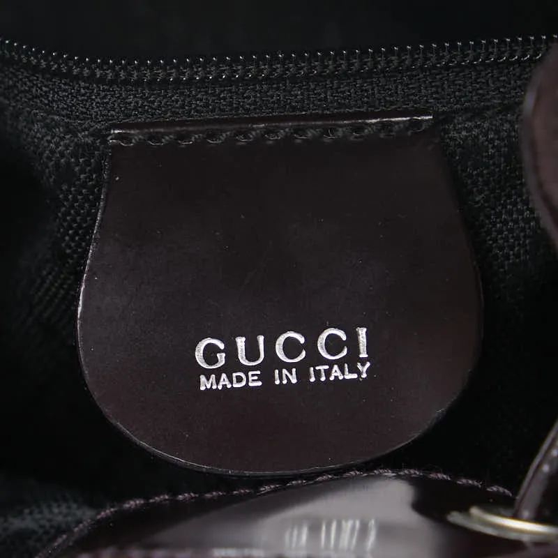 Gucci Bamboo Nylon Leather Backpack 003.1705.0030