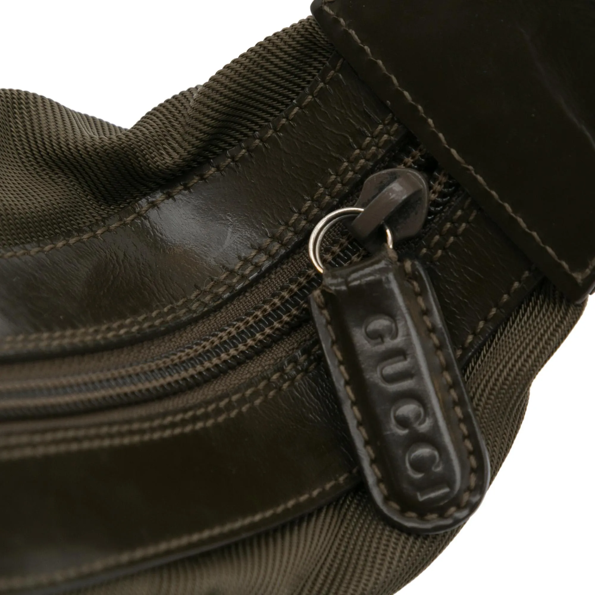 Gucci Bamboo Nylon Shoulder Bag (SHG-vluyZY)