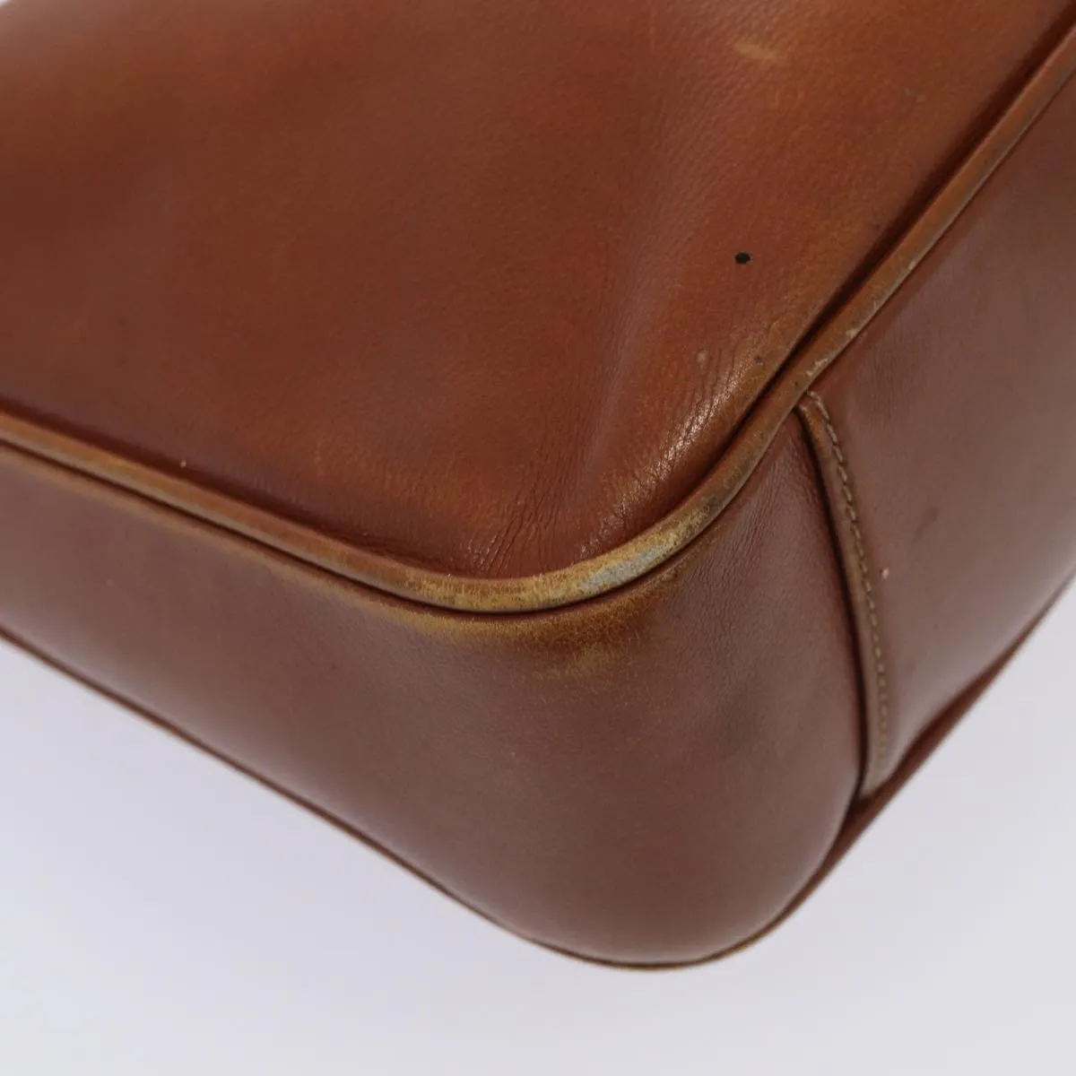 GUCCI Bamboo Shoulder Bag Leather 2way Brown 001 1638  78250