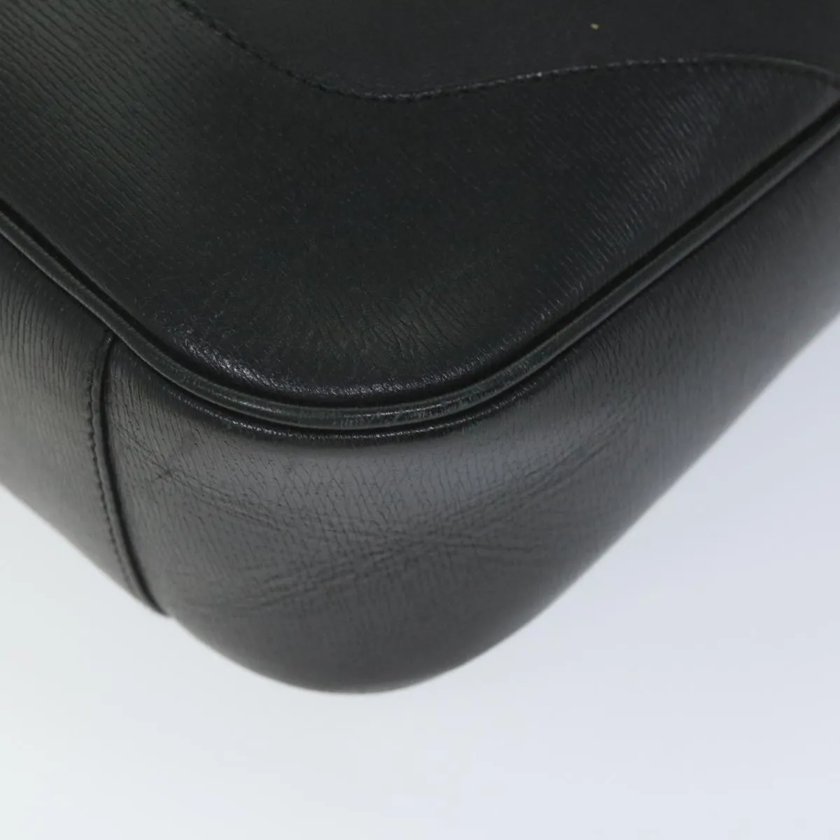 GUCCI Bamboo Shoulder Bag Leather Black 001 4058 1705  ep2085