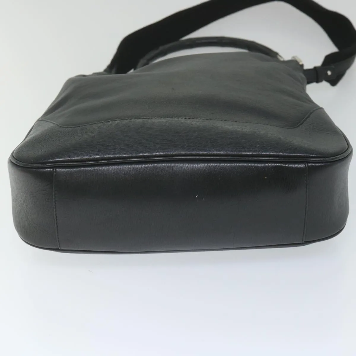 GUCCI Bamboo Shoulder Bag Leather Black 001 4058 1705  ep2085
