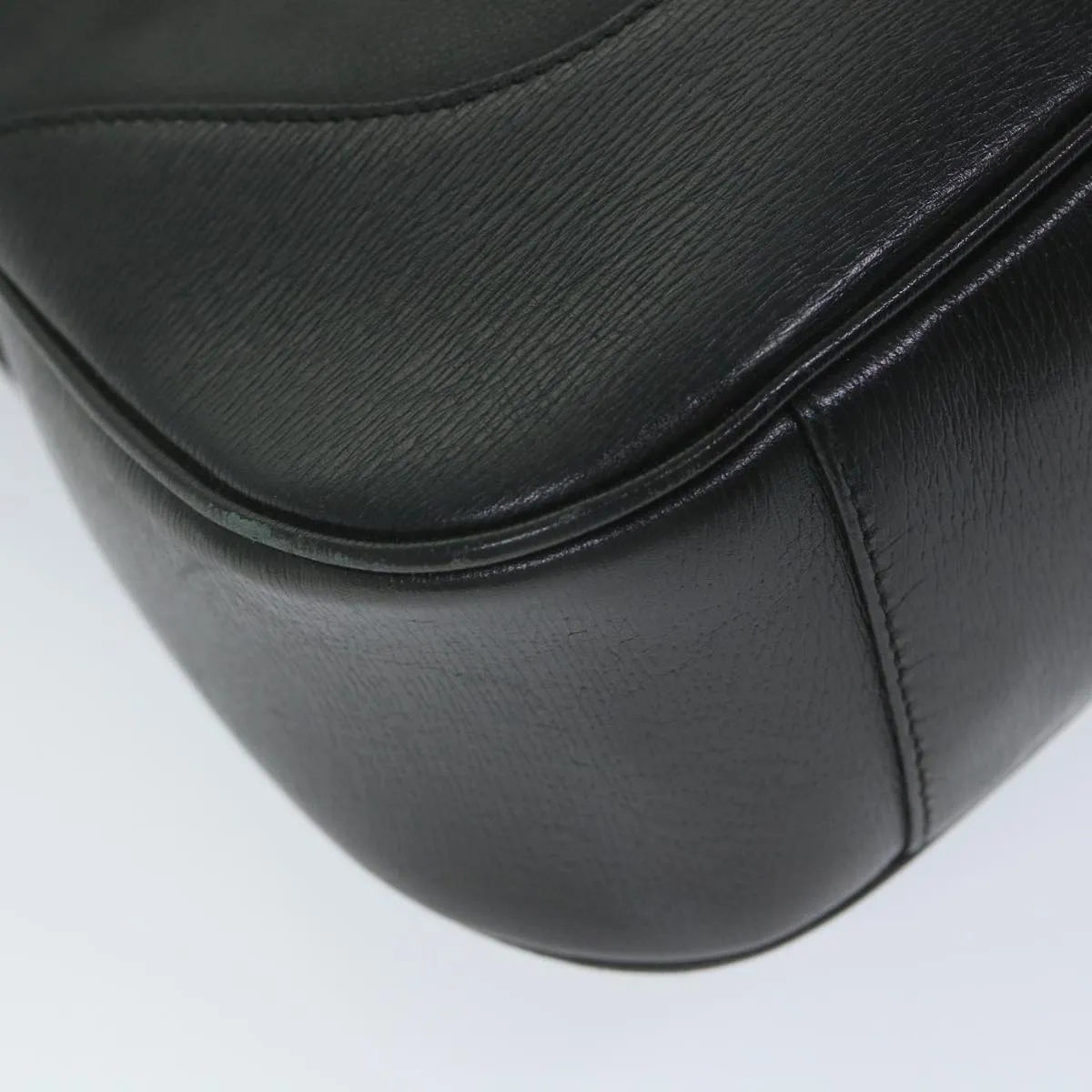 GUCCI Bamboo Shoulder Bag Leather Black 001 4058 1705  ep2085