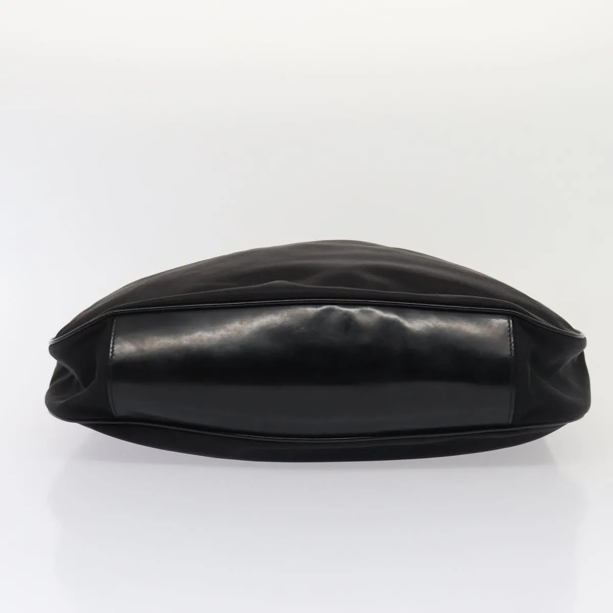 GUCCI Bamboo Shoulder Bag Nylon 2way Black 001 1998 1577  bs16235