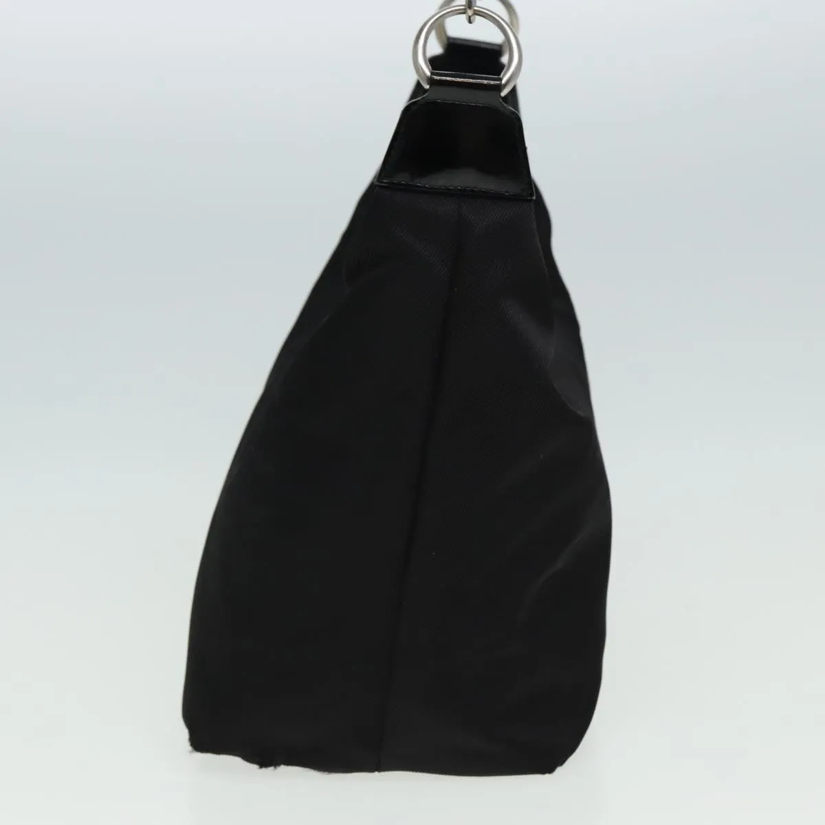 GUCCI Bamboo Shoulder Bag Nylon Black 000 1956 0531  80823