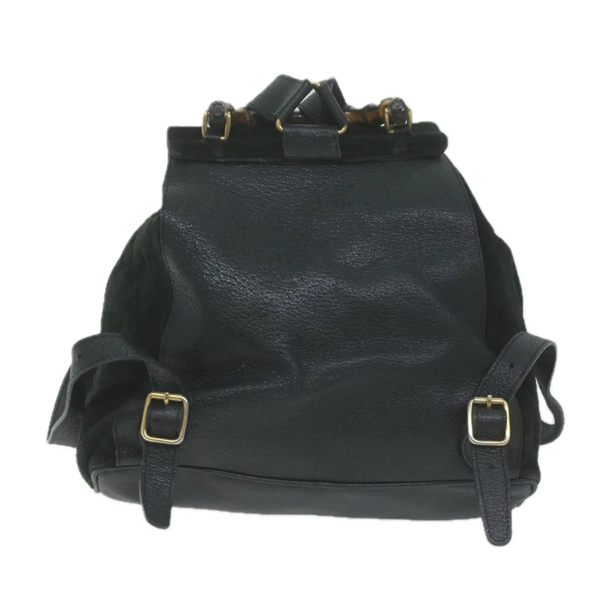 Gucci Bamboo  Suede Backpack Bag ()